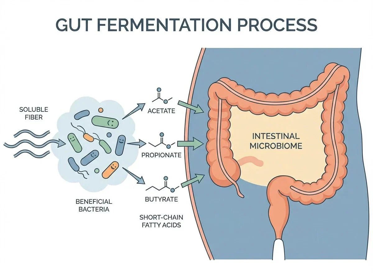 Gut Fermentation & SCFAs: Soluble Fiber's Role in Carb Balance - Nulsee