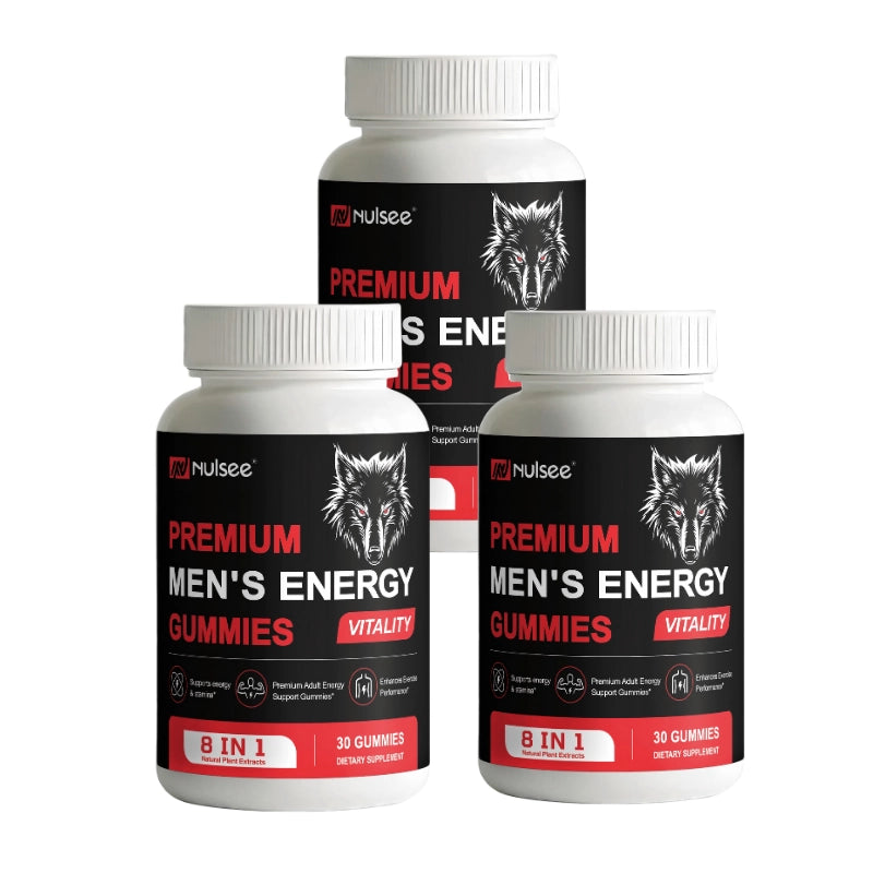 Nulsee Men’s Daily Functional Gummies — 8-in-1 Botanical Blend