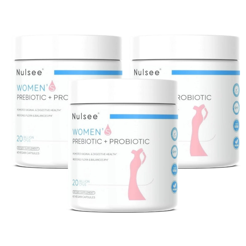 Nulsee Women’s Prebiotic + Probiotic – Vaginal Flora & Gut Health Support
