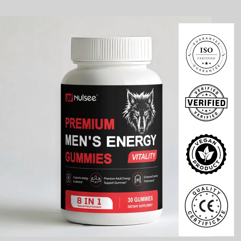 Nulsee Men’s Energy Gummies – Boost Testosterone, Strength & Vitality