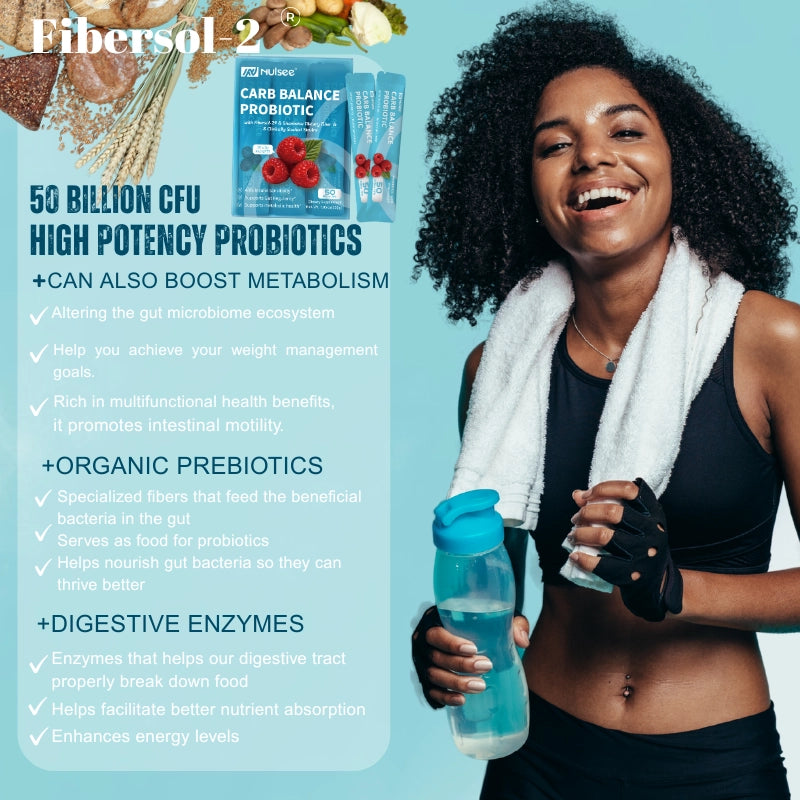 Nulsee Carb Balance Probiotic — Daily Fiber & Pre/Probiotic Formula
