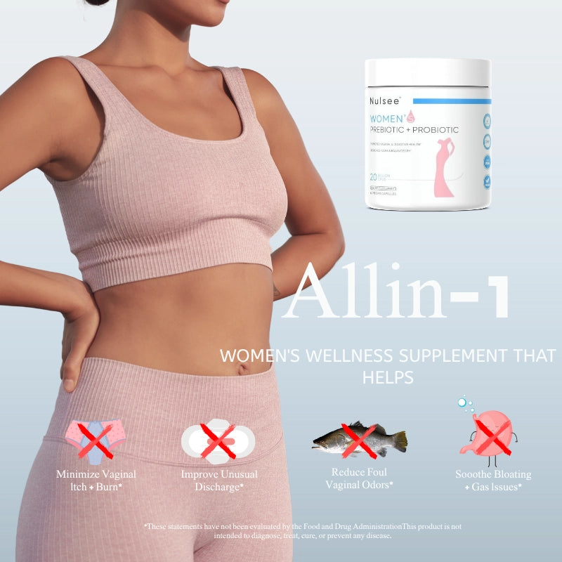 Nulsee Women’s Daily Pre + Probiotic — Everyday Microbiome Support Formula