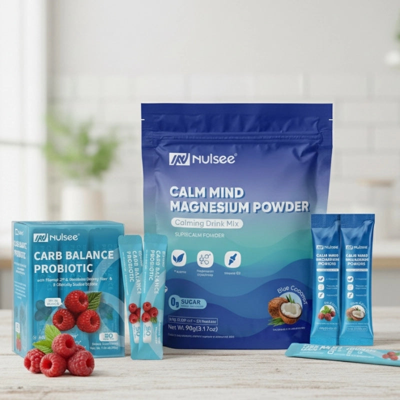 Carb Balance Probiotic + Calm Mind Magnesium Powder