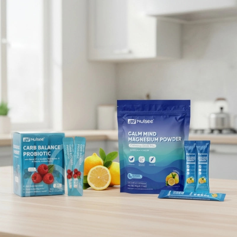 Carb Balance Probiotic + Calm Mind Magnesium Powder