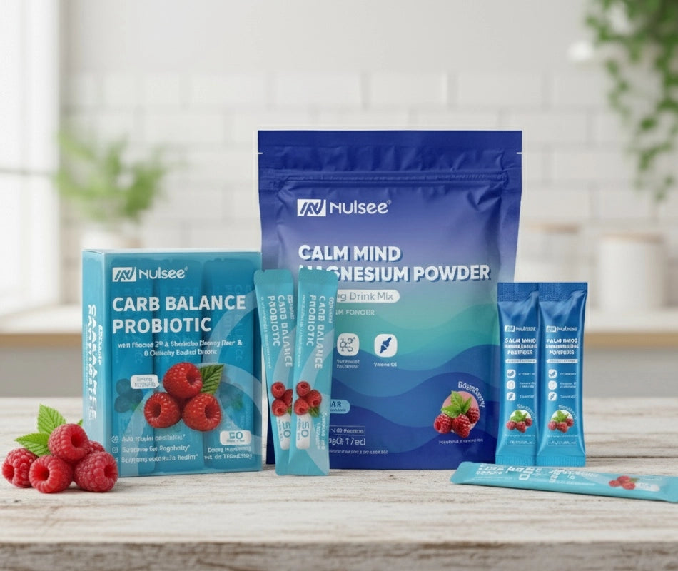 Carb Balance Probiotic + Calm Mind Magnesium Powder