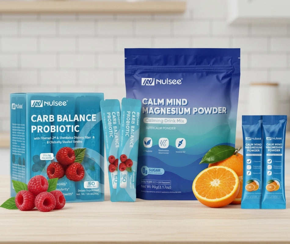 Carb Balance Probiotic + Calm Mind Magnesium Powder